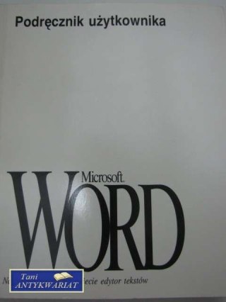 MICROSOFT WORD 6.0 PODRĘCZNIK