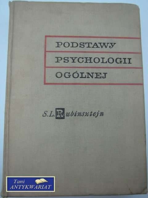 PODSTAWY PSYCHOLOGII OGÓLNEJ