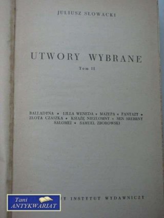UTWORY WYBRANE T. 2