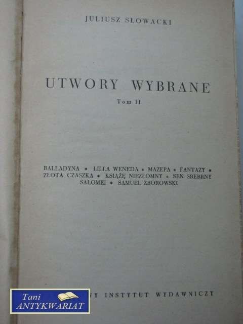 UTWORY WYBRANE T. 2