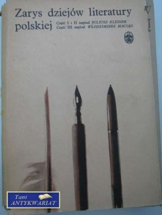 ZARYS DZIEJÓW LITERATURY POLSKIEJ