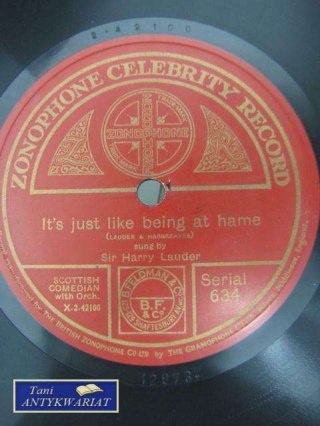 ZONOPHONE CELEBRITY RECORD