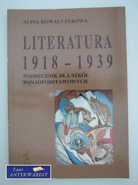LITERATURA 1918-1939