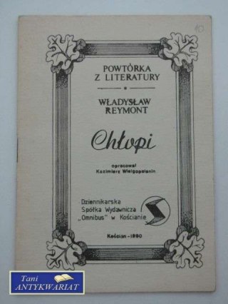 POWTÓRKA Z LITERATURY CHŁOPI
