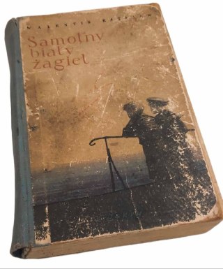 SAMOTNY BIAŁY ŻAGIEL wydanie z 1955 roku