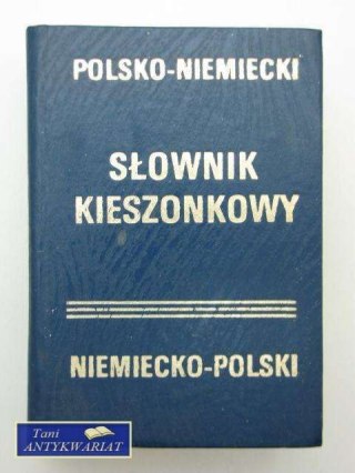SŁOWNIK KIESZONKOWY NIEMIECKO-POLSKI