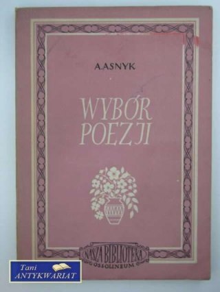 WYBÓR POEZJI