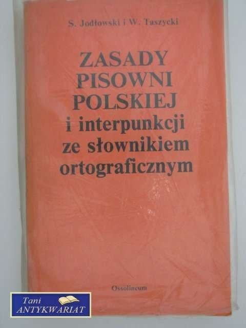 ZASADY PISOWNI POLSKIEJ