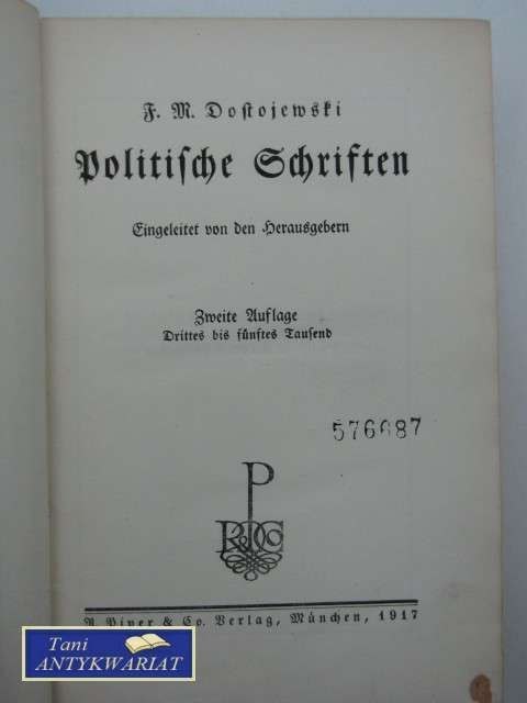 DOLITIFCHE GCHRIFTEN