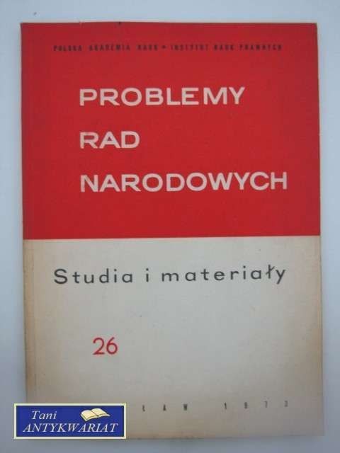 PROBLEMY RAD NARODOWYCH