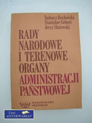 RADY NARODOWE I TERENOWE ORGANY ADMINISTRACJI