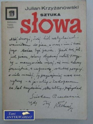 SZTUKA SŁOWA