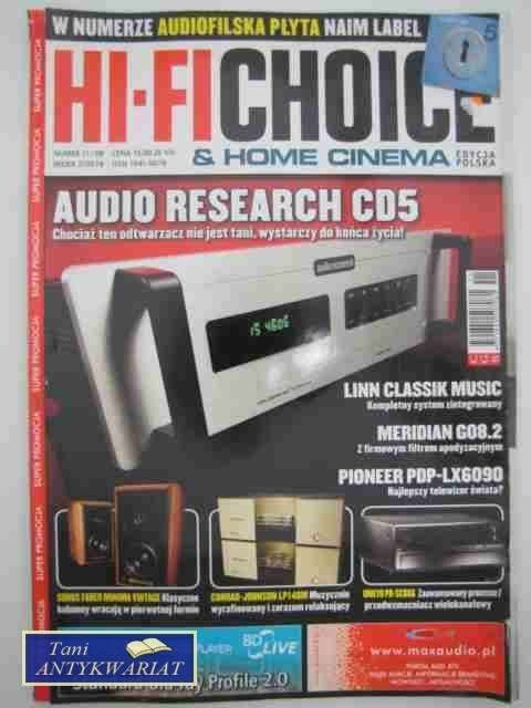 HI-FI CHOICE NR 11/08 HI-FI CHOICE NR 11/08