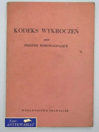 KODEKS WYKROCZEŃ