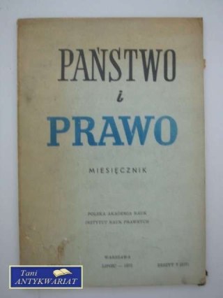 PAŃSTWO I PRAWO