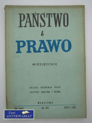 PAŃSTWO I PRAWO