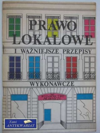 PRAWO LOKALOWE U WAŻNIEJSZE PRZEPISY