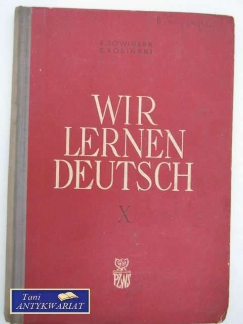 WIR LERNEN DEUTSCH