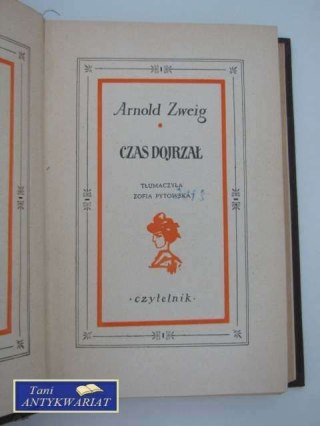 CZAS DOJRZAŁ