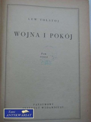 WOJNA I POKÓJ - tom III