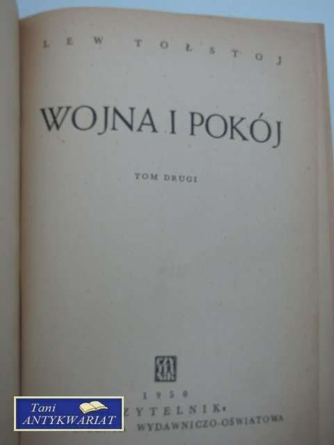 WOJNA I POKÓJ - tom II