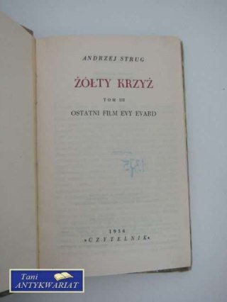 ŻÓŁTY KRZYŻ TOM III