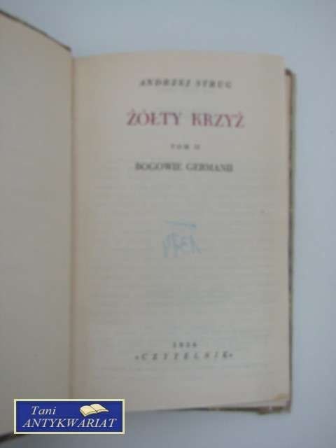 ŻÓŁTY KRZYŻ TOM II