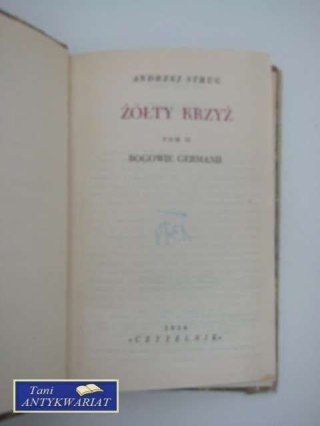 ŻÓŁTY KRZYŻ TOM I