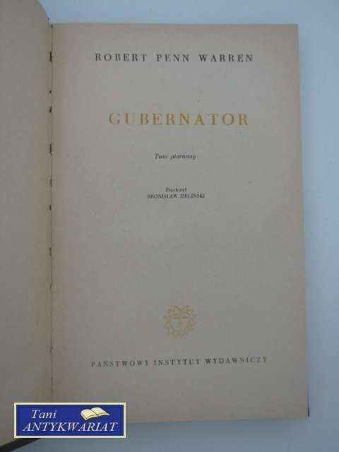 GUBERNATOR T.1 GUBERNATOR T.1