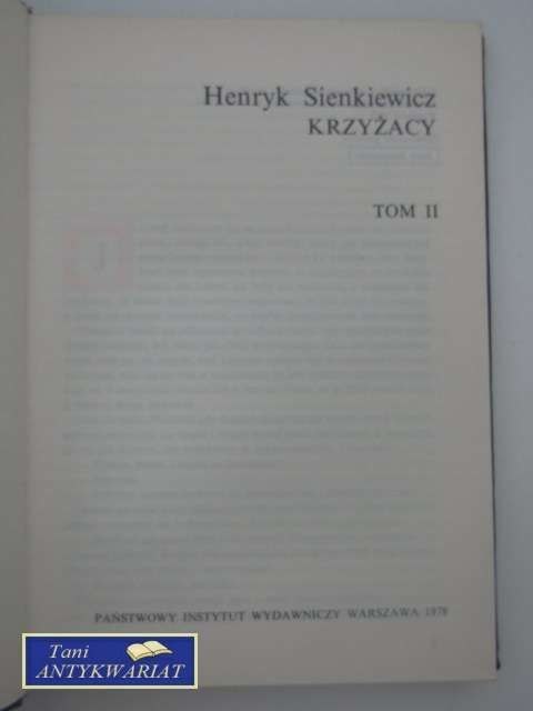 KRZYŻACY T.2 KRZYŻACY T.2