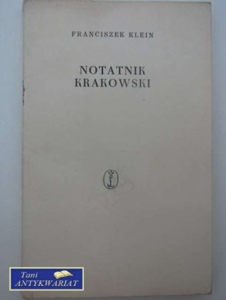 NOTATNIK KRAKOWSKI
