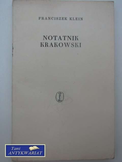 NOTATNIK KRAKOWSKI