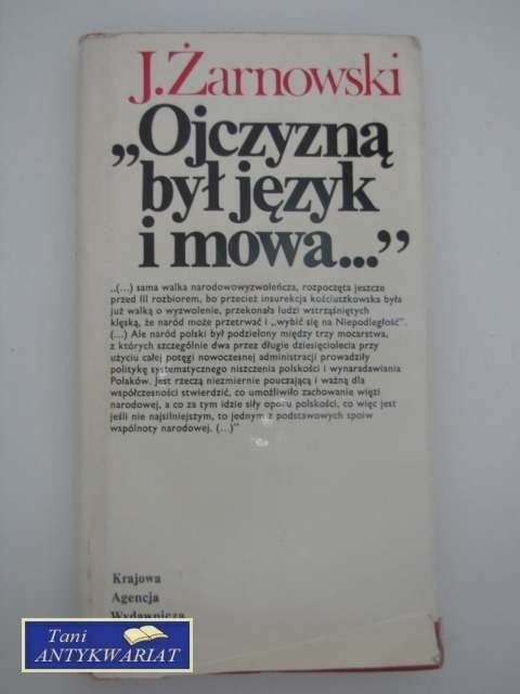 OJCZYZNĄ BYŁ JĘZYK I MOWA