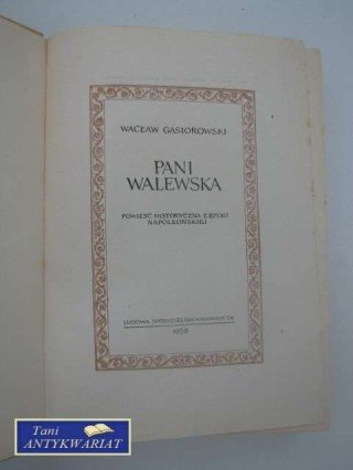 PANI WALEWSKA
