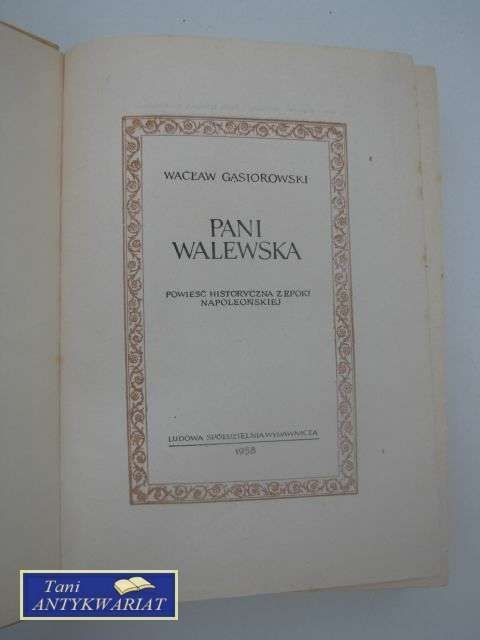 PANI WALEWSKA