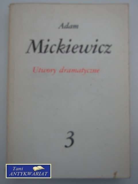 UTWORY DRAMATYCZNE