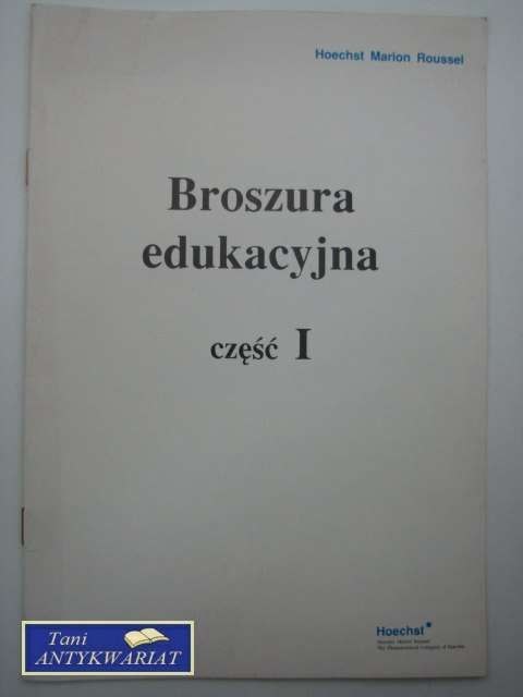 BROSZURA EDUKACYJNA CZĘŚĆ I