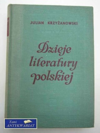 DZIEJE LITERATURY POLSKIEJ