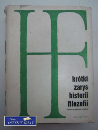 KRÓTKI ZARYS HISTORII FILOZOFII