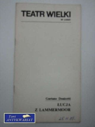 ŁUCJA Z LAMMERMOOR