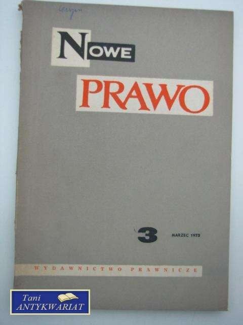 NOWE PRAWO NR 3 NOWE PRAWO NR 3