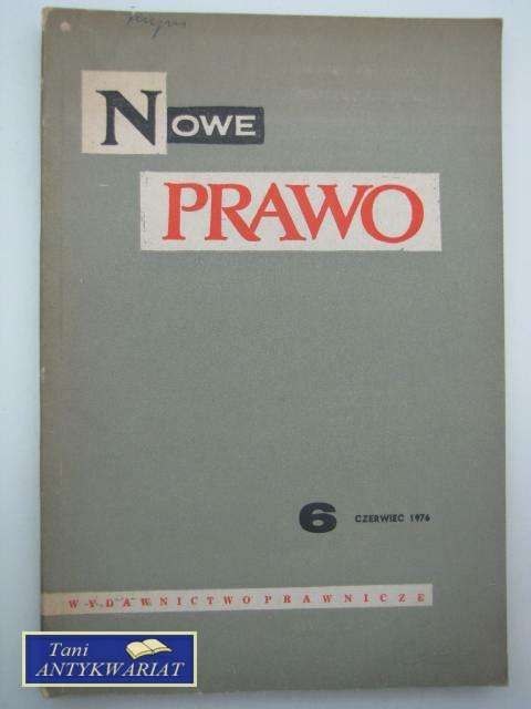 NOWE PRAWO NR 6 NOWE PRAWO NR 6