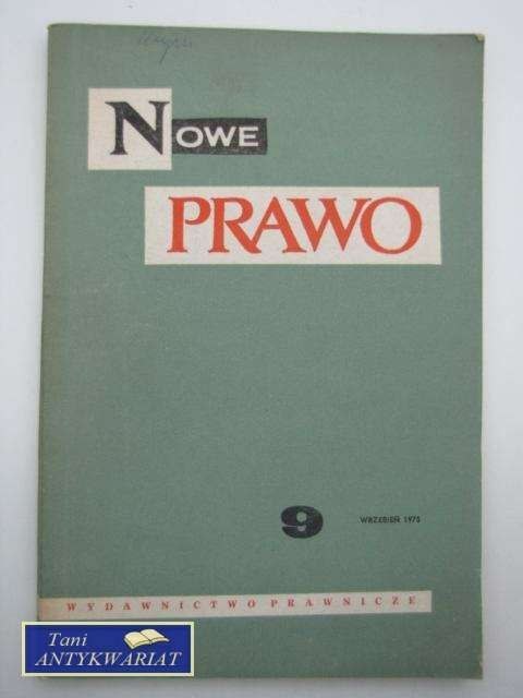 NOWE PRAWO NR 9 NOWE PRAWO NR 9
