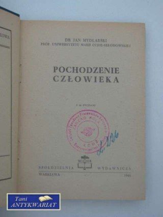 POCHODZENIE CZŁOWIEKA
