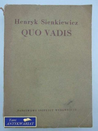 QUO VADIS wydanie z 1953 roku