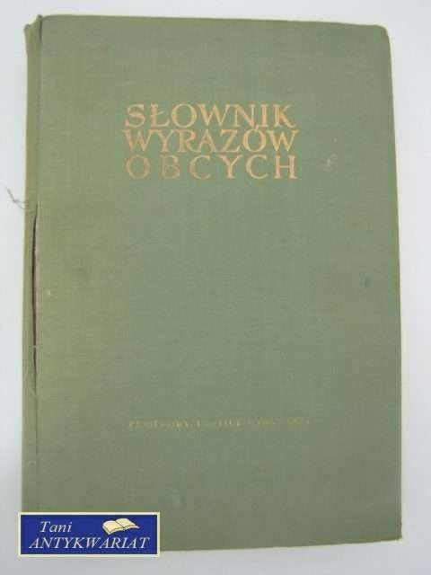 SŁOWNIK WYRAZÓW OBCYCH