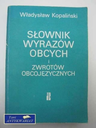 SŁOWNIK WYRAZÓW OBCYCH