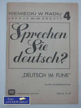SPRECHEZ SIE DEUTSCH? 4 1971/72