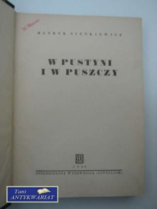 W PUSTYNI I W PUSZCZY