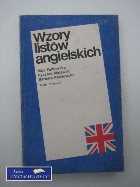 WZORY LISTÓW ANGIELSKICH